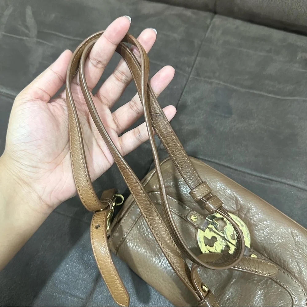💯 Authentic Tory Burch Amanda Crossbody Shoulder Bag Purse Rare Vintage Y2K - Picture 11 of 13